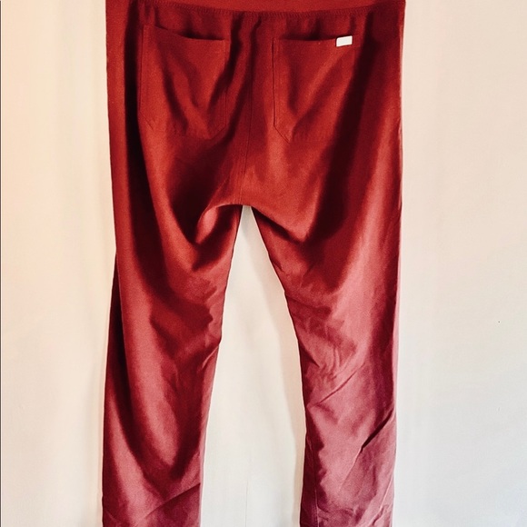 Figs Classic Scrub Bottoms in Burgundy sz Large Tall - Picture 6 of 10